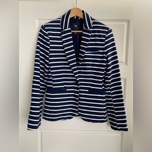 GAP Striped Knit Blazer - EUC!